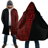 Lee's Excellent Hooded Coat with Unicorn - Red Roses [with Bag]