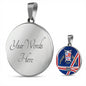 STEVE Peekaboo Circle Necklace