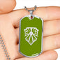 Bright Shield Dog Tag