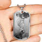 審判 Shinpan Kanji Dog Tag - Smoke - White Base