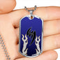 Jin T4 Dog Tag - Blue