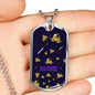 Majinion Everywhere Dog Tag - Purple