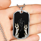 Jin T4 Dog Tag - Black