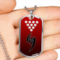 Jin Dog Tag - Red Glove