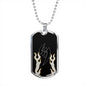 Jin T4 Dog Tag - Black