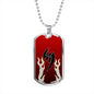 Jin T4 Dog Tag - Red