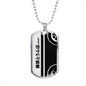 藤原とうふ店 (自家用) Fujiwara Tofu Shop Dog Tag