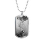 審判 Shinpan Kanji Dog Tag - Smoke - White Base