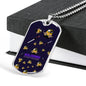 Majinion Everywhere Dog Tag - Purple