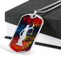 Judgment Lady Justice Dog Tag - Dark
