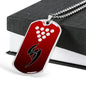 Jin Dog Tag - Red Glove