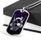 Hannya Dog Tag - Purple Base