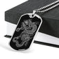 Dragon Ascended Dog Tag - Black Base