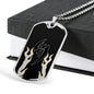 Jin T4 Dog Tag - Black