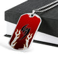 Jin T4 Dog Tag - Red