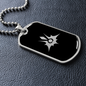 Blinking Rune Dog Tag