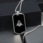 Blinking Rune Dog Tag