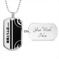 藤原とうふ店 (自家用) Fujiwara Tofu Shop Dog Tag