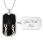 Jin T4 Dog Tag - Black