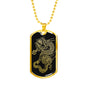 Dragon Ascended Dog Tag - Black Base