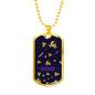Majinion Everywhere Dog Tag - Purple