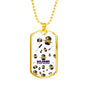 Majinion Everywhere Dog Tag - White