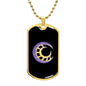 Suiko 2 Moon Rune Dog Tag