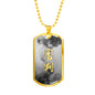 審判 Shinpan Kanji Dog Tag - Smoke - White Base