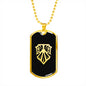 Bright Shield Dog Tag - Black