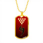 Jin Dog Tag - Red Glove