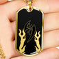Jin T4 Dog Tag - Black