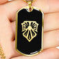 Bright Shield Dog Tag - Black