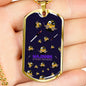 Majinion Everywhere Dog Tag - Purple