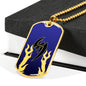 Jin T4 Dog Tag - Blue
