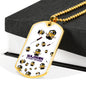 Majinion Everywhere Dog Tag - White
