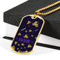 Majinion Everywhere Dog Tag - Purple