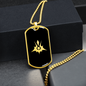 Blinking Rune Dog Tag