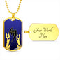 Jin T4 Dog Tag - Blue