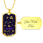Majinion Everywhere Dog Tag - Purple