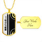 藤原とうふ店 (自家用) Fujiwara Tofu Shop Dog Tag