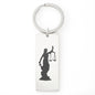 Judgment Lady Justice Premium Keyring