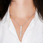 Personalised Vertical Bar Necklace (4 Sides Engraving)