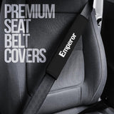 EMPEROR Seat Belt Covers - Black