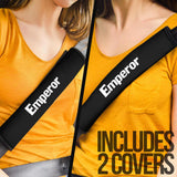 EMPEROR Seat Belt Covers - Black