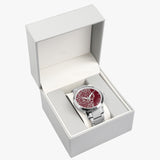 Lee EXCELLENT Stainless Steel Strap Automatic Watch - [Mens] - Crimson