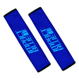 IMPACT BLUE Seat Belt Covers - Blue