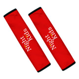 NIGHTKIDS Seat Belt Covers - Red