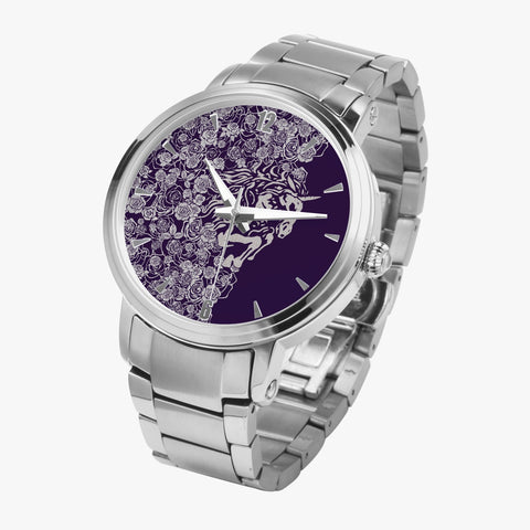 Lee EXCELLENT Stainless Steel Strap Automatic Watch [Mens] - Violet