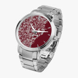 Lee EXCELLENT Stainless Steel Strap Automatic Watch - [Mens] - Crimson