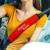 NIGHTKIDS Seat Belt Covers - Red